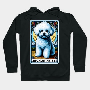 Bichon Frise Tarot Card Hoodie